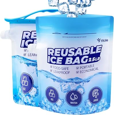 Yitote Ice Packs for Lunch Boxes,Ice Packs for Cooler Colorful Ice Packs for Lunch Bags - Keep it Cool Outdoor Activities,Camping,Picnics.