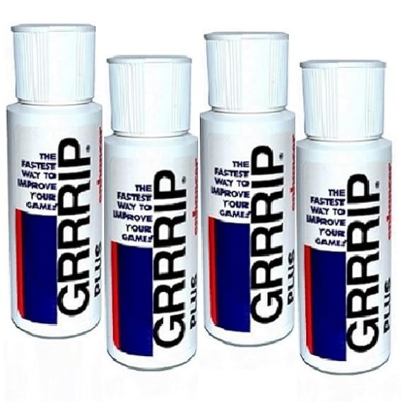 Plus Enhancer, Improve Grip, Dry Hands Grip Lotion. (4) 2-oz. Bottles, 236 ml Total. Also Available in Packs of 1, 2, 8, and 12. Proven Results for Crossfit, Tennis, Golf.