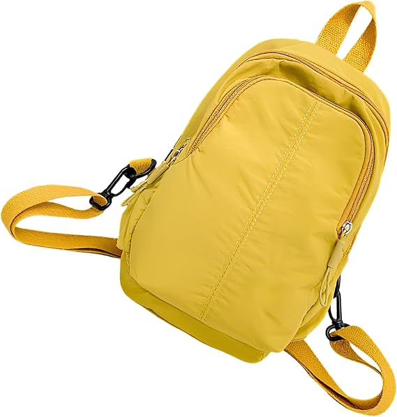 Small Rucksack Waterproof Mini Backpack Lightweight Nylon Sling Daypack