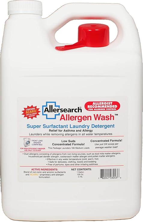 Allergen Wash Laundry Detergent 128 oz.
