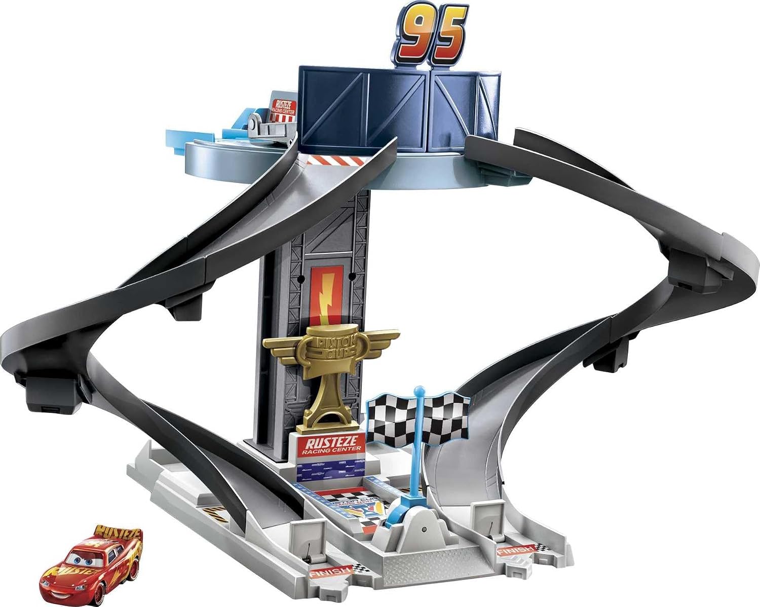 Disney Cars Rust-Eze Racing Tower Race Car Track Set Parallel Import