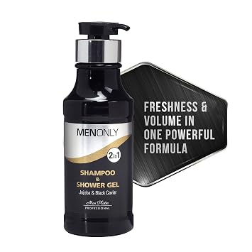 Mon Platin Mens Daily Shampoo Black Caviar & Jojoba Extracts Anti-Dandruff, Volumizing & Refreshing 400ml