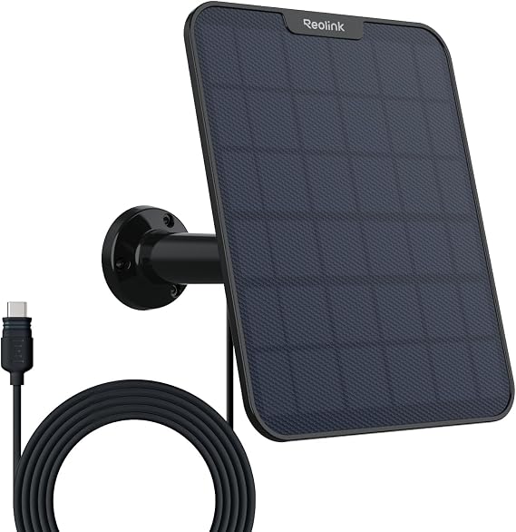 Reolink 6W Solar Panel Black, for All Wireless Battery Camera Outdoor