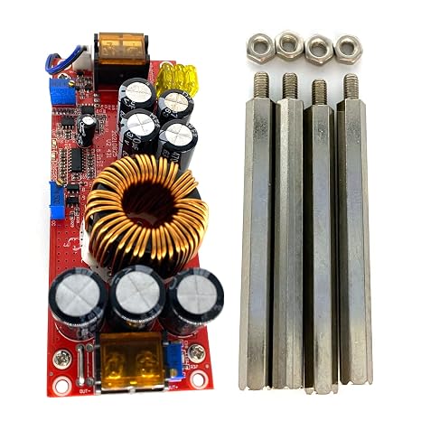 1800W 40A DC-DC 10-60V to 12-90V Step Up Boost Converter Current Power Supply Module +Fan