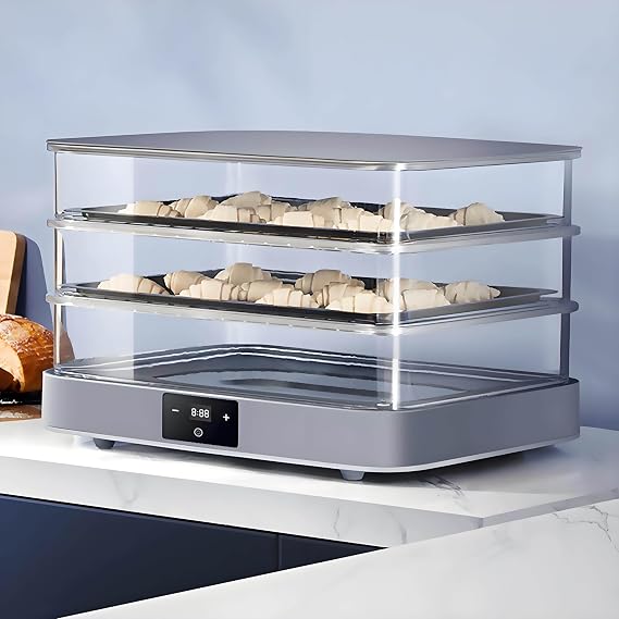 Smart Bread Fermentation Box 40l - Electric Dough Proofer Machine with Even Heat Distribution - Temperature & Time Adjustable for Perfect Proofing Every Time,Energy Saving