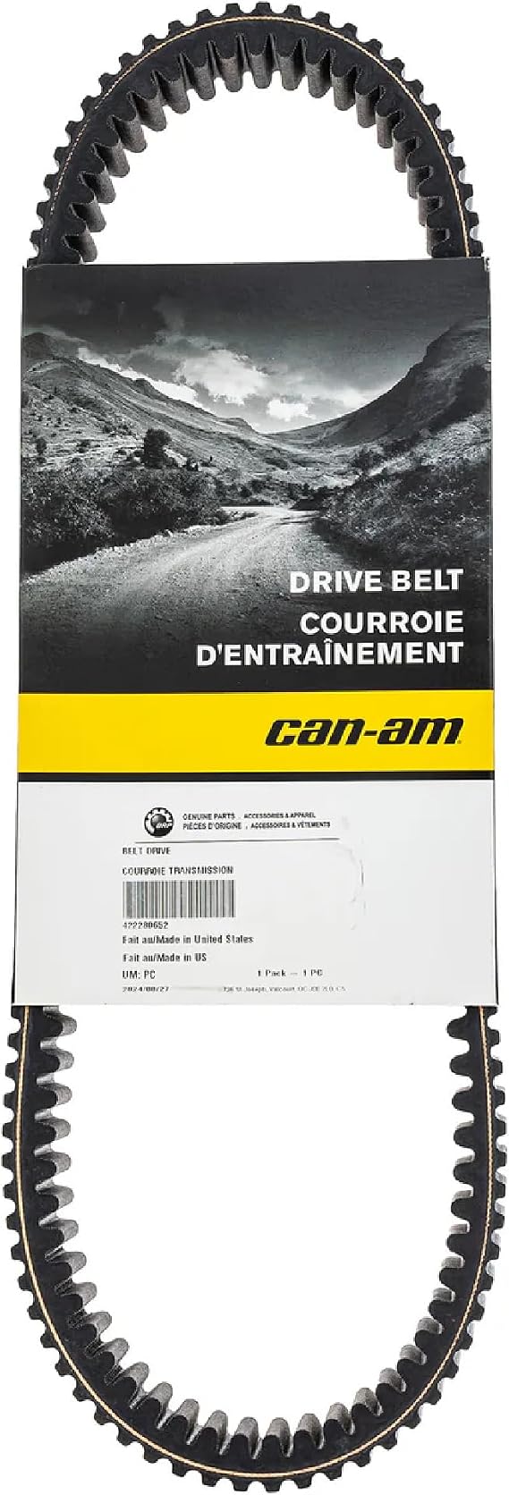Can-Am OEM 100% PBO Performance Drive Belt Maverick X3, 422280652
