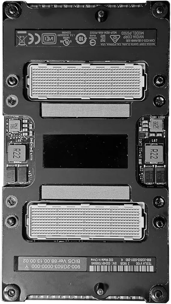 SXM2 V100 Acceleration Card 16GB VRAM Tensor Cores and High-load HBM2 Memory Massive Bandwidth for Data Handling Video Driver Card