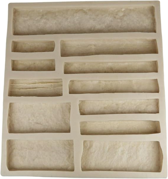 Rubber Molds for Concrete, Mountain Ledge Flat Mold, Version 1