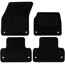 Tailored Black Replacement Floor Mat Set for Range Rover Evoque 2011-2018 & Range Rover Discovery Sport 2014-2020 | Custom Fit (Carpet)