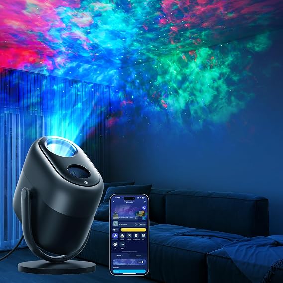 Govee Star Projector Lights, 7-Zone Nebula Effect, Compatible with Matter