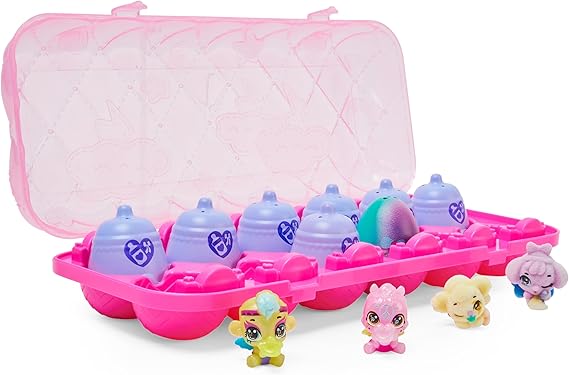 Hatchimals CollEGGtibles Shimmer Babies 12-Pack Carton, Ages 5+