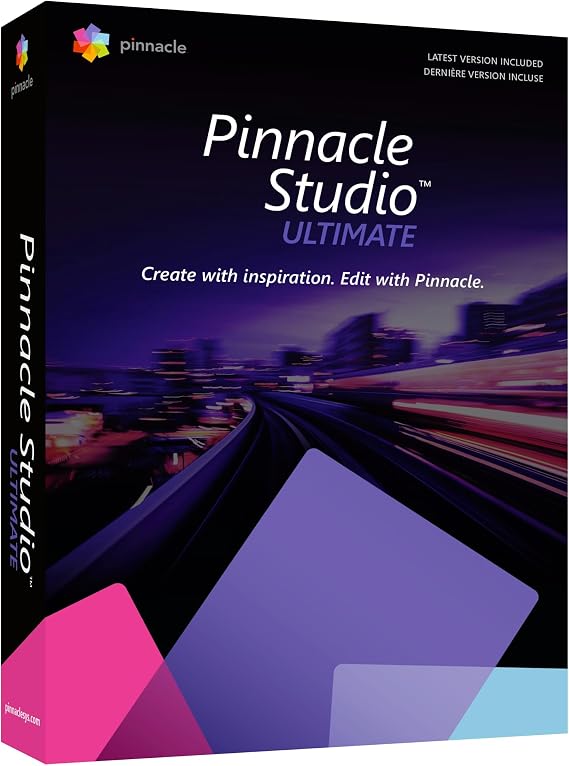 Pinnacle Studio 26 Ultimate | Pro-Level Video Editing & Screen Recording Software [PC Key Card]