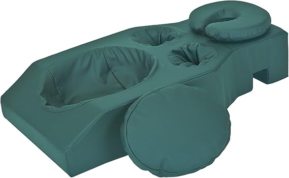 EarthLite Pregnancy Massage Cushion & Headrest - Full Body Pregnancy Bolster/Ideal After Breast Surgery & Lower Back Pain