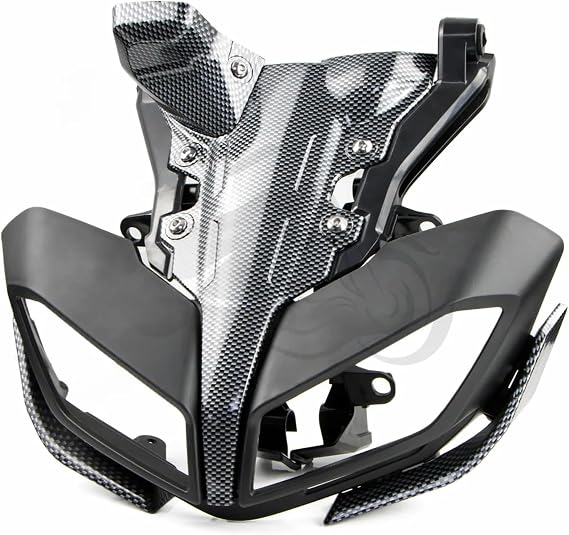 Fit For 2017-2020 YAMAHA MT09 MT-09 FZ09 Motorcycle LED Headlight Assembly MT 09 2018 2019 Headlamp Head Light Accessories(Carbon firber nose)