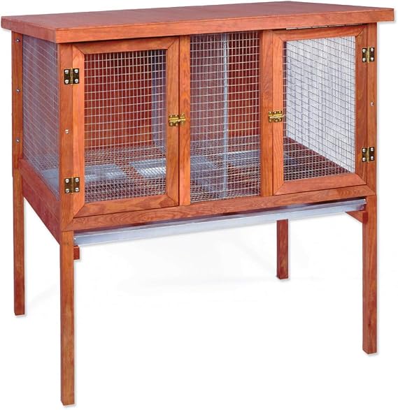 HD Bunny and Rabbit Double Hutch