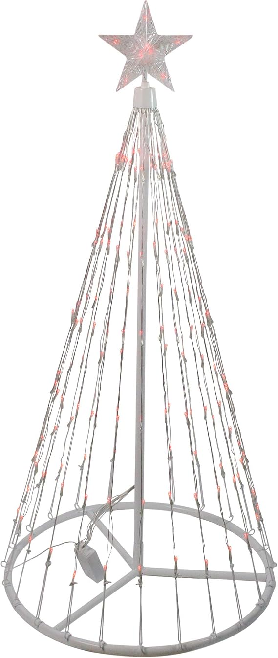 NORTHLIGHT 32912672 Christmas Decorations,Yard Art,Trees, Red
