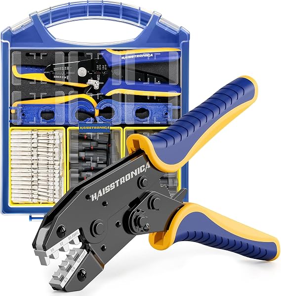 haisstronica Crimping Tool for Solar Connectors+25PCS Solar Crimping Tool Kit