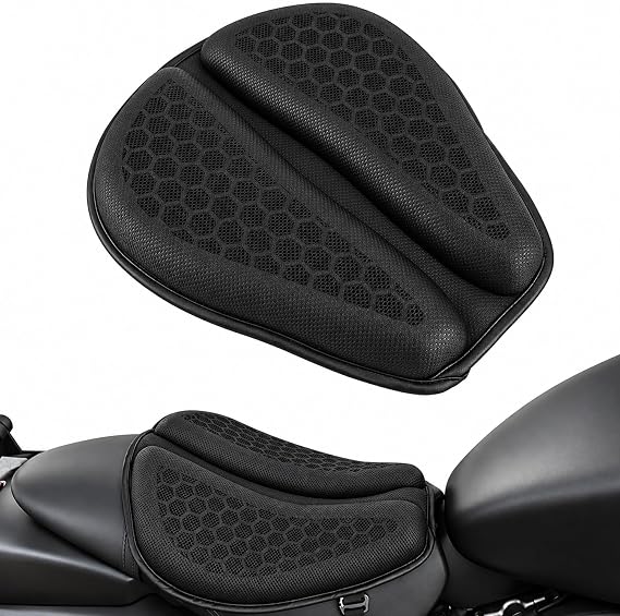 SUNPIE Motorcycle Seat Cushion Foldable Gel Soft Seats Cover Pads for EBike