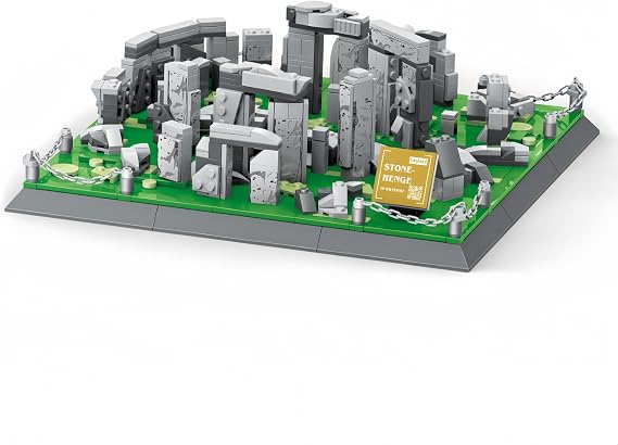 Stonehenge Building Blocks Set, 753 PCS Historic Architecture Model Kit | Wiltshire England, Ancient Landmark Brick Set for Adults, Creative DIY Bricks Toys Gift for Teens