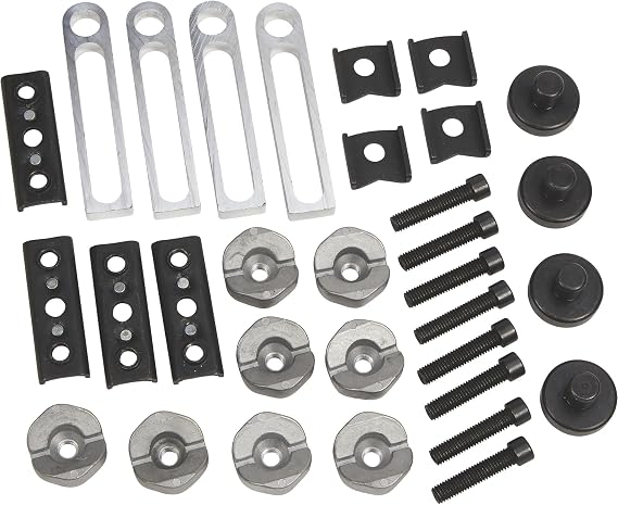 Klutch Welding Table Workhold Accessory Base Kit, 32-Pc.