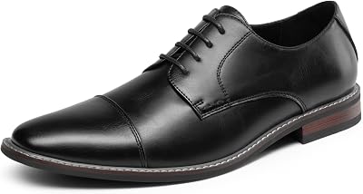 Bruno Marc Mens Prince Classic Modern Formal Oxford Lace Up Dress Shoes