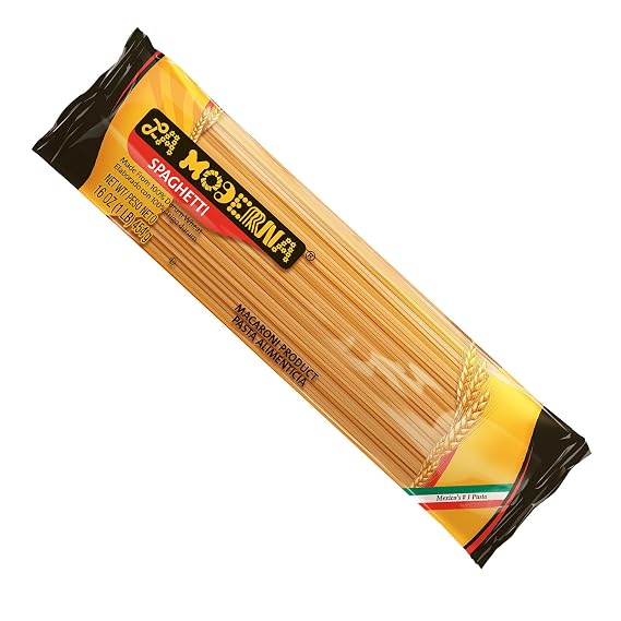 La Moderna Spaghetti Pasta, 16 oz, Pack of 20 | Bulk-pack spaghetti that delivers reliable al dente texture and pantry-ready value for large households and foodservice use