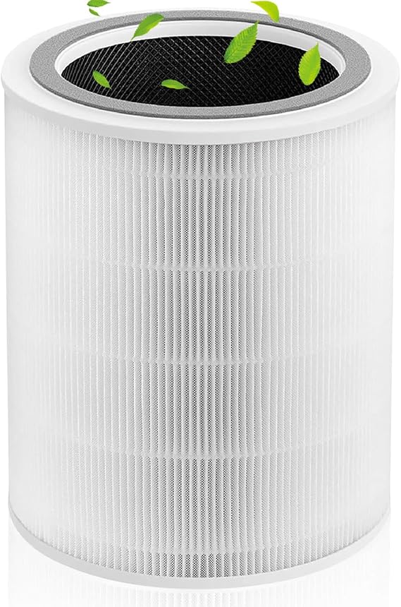 Air Purifier Replacement Filter Compatible with LEVOIT Core 400S | True HEPA 3-in-1, High-Efficiency Activated Carbon Filter