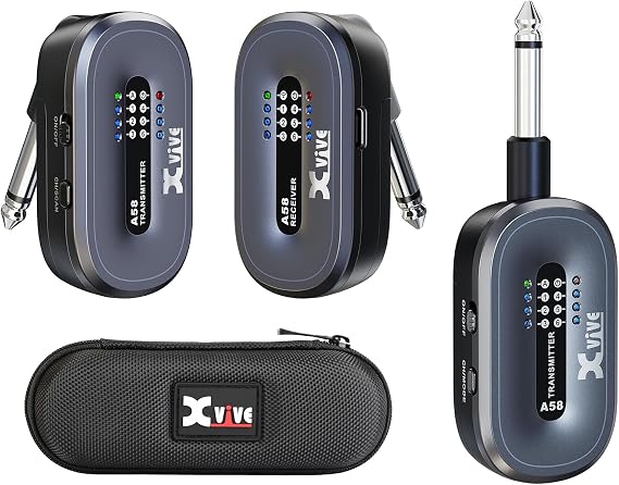 Xvive A58 Wireless Guitar System 5.8GHz bundle Xvive A58T Wireless Guitar Transmitter for A58
