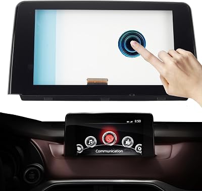 Dasbecan 8 inch Touch Screen Glass Digitizer Navigation Radio Compatible with Mazda CX-9 CX9 2016-2018 Replaces# TK48-611J0,TK49-611JA,TK49-61-1J0a,TK49-611J0-B