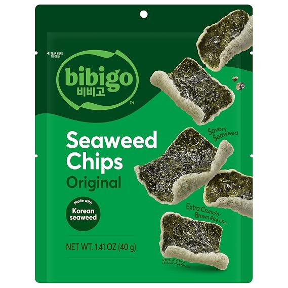 Bibigo Seaweed Chips, 1.41 Ounce (Pack of 1)