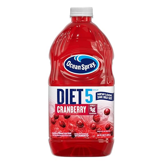 Ocean Spray Diet Cranberry Juice Drink, 64 Fl Oz Bottle