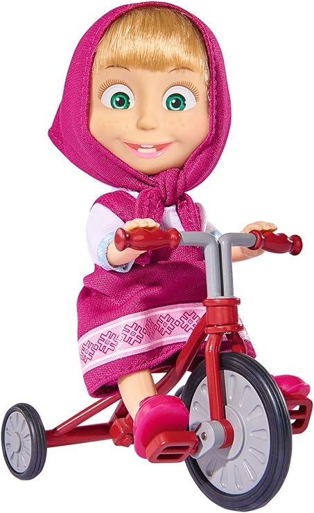 Simba Masha and The Bear Masha Original Tricycle Fun, Toys for Kids Ages 3+, Multi, 0