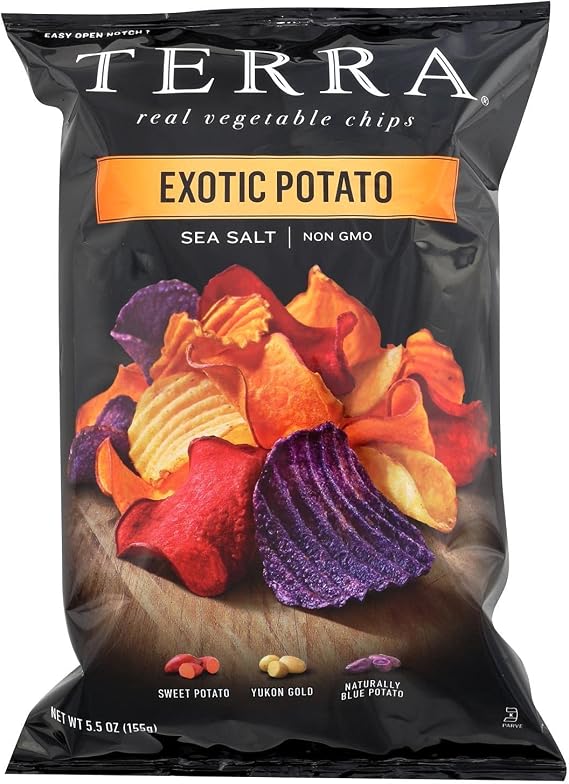 Terra Exotic Potato Chips, 5.5 Ounce - 12 per case