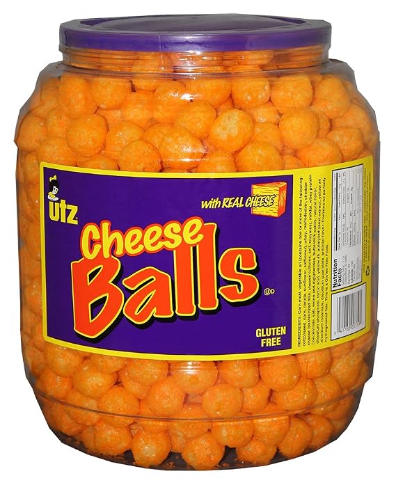 Utz Cheese Balls Barrel, 23 Ounce