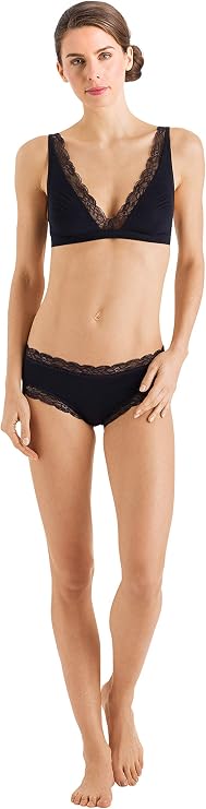 HANRO Women's Cotton Lace Hipster 72438