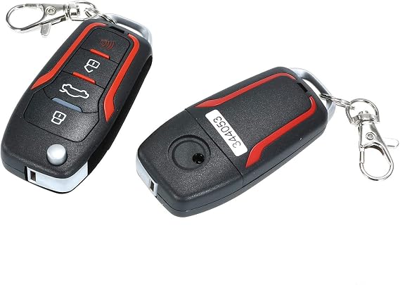 LANRU Car Alarm Systems Auto Remote Central Kit Central Locking with Remote Control Door Lock Vehicle Keyless Entry System