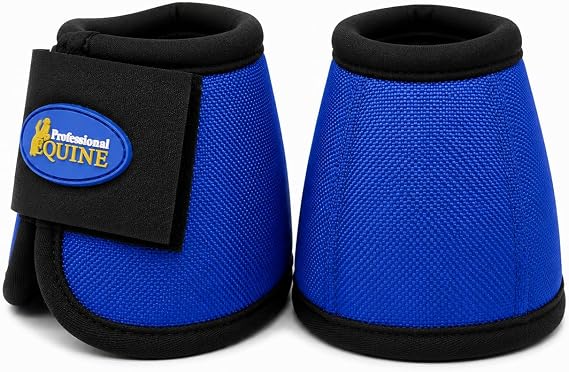 CHALLENGER Horse Medium Ballistic Overreach No-Turn Bell Boots 4109
