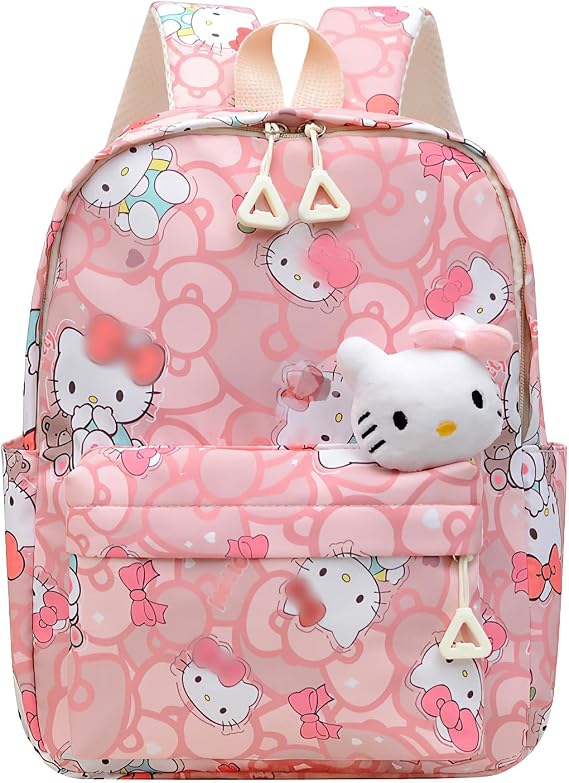 Toddler Backpack with Detachable Stuffed Doll, School Bags for Girl Boys School Rucksack Cute Nursery Mini Backpack Kids for Travel Kindergarten Elementary Preschool