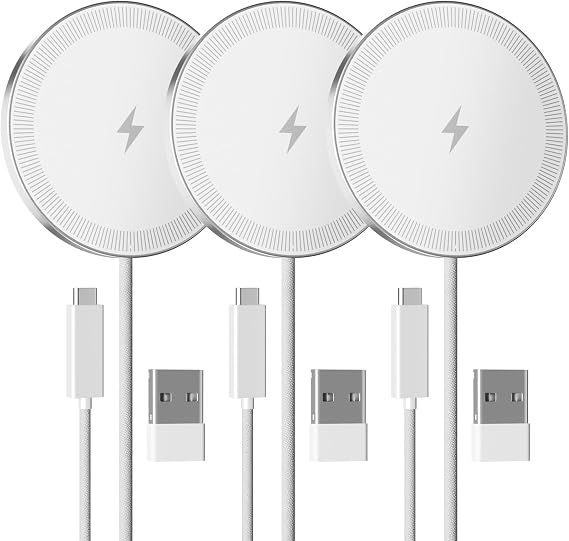15W Wireless Charger for Apple MagSafe Charger, Magnetic Fast Charging Pad