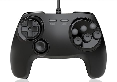 Retro Fighters BrawlerGen 2-in-1 Controller - Sega Saturn & Sega Genesis