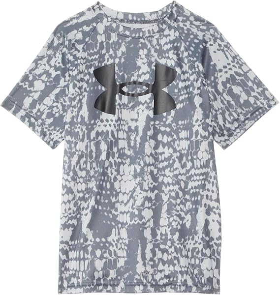Under Armour Boy's Tech Big Logo Printed Short-Sleeve T-Shirt T-Shirt (Pack of 1)