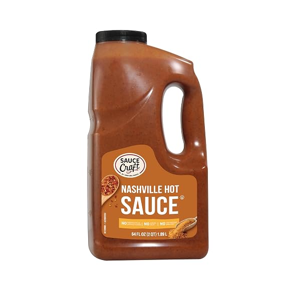 Sauce Craft by Ventura Foods Nashville Hot Sauce, 0.5 Gallon