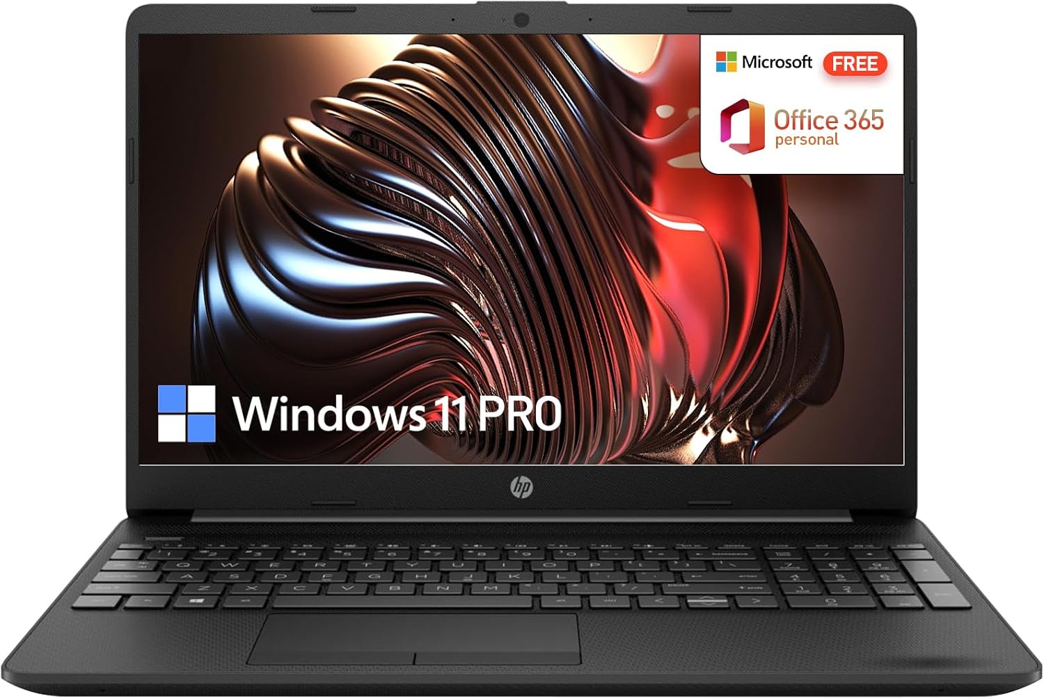 HP 15.6 Laptop Computer, Business Laptop 15 Inch HD, Intel Pentium Silver N5030 Quad Core, 32GB RAM, 1TB SSD, 1-Year Office 365, Windows 11 Pro Laptop, Ethernet Port, Numeric Keyboard, USB-C