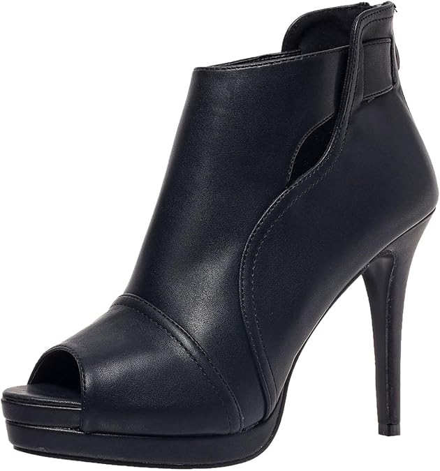 Open Toe Booties for Women High Stiletto Heels Peep Toe Sexy Ankle Boot