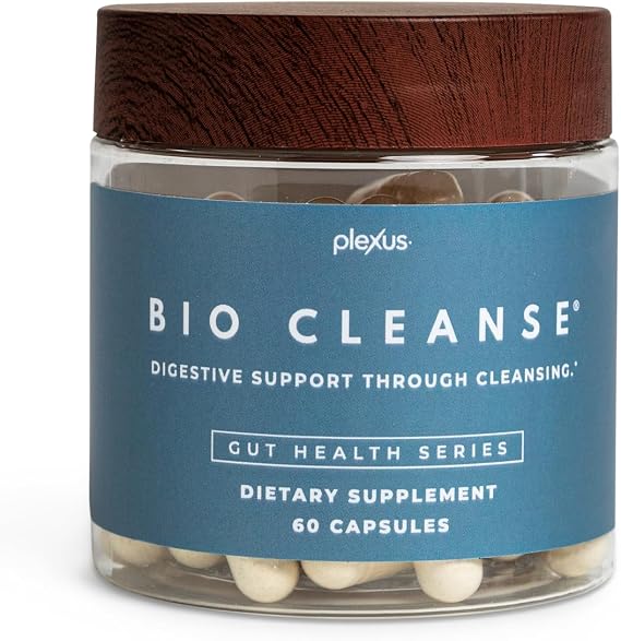 Plexus Bio Cleanse 60 ct. | Daily gut health supplement with magnesium for digestive cleansing, regularity, and vitamin C antioxidant support