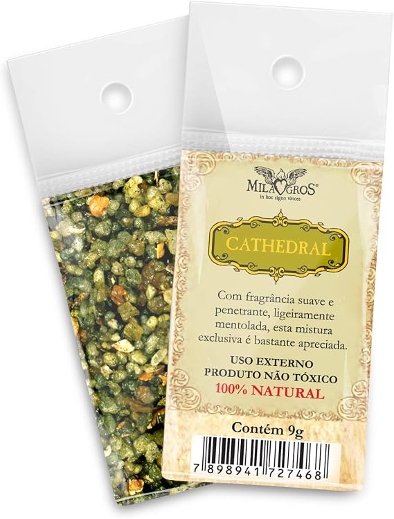 Cathedral Church Incense, Italian Liturgical Blend for Censers, Thuribles, Catholic Mass, Parish Use (0.3oz)