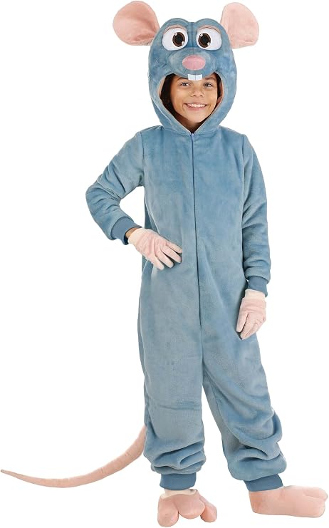 Disney and Pixar Kids Remy Ratatouille Halloween Costume Jumpsuit | Officially Licensed Costume for Boys and Girls