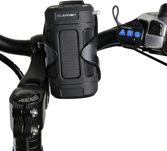 Wireless Waterproof Portable Bluetooth 5.0 Speaker with Bike Mount & Remote Premium Sound Quality & Loud 8W Mini Speaker 10 Hours of Playtime (Black)
