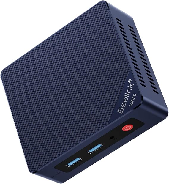 Beelink MINI S12 Mini PC, Intel 12th Gen 4-Core N95, 8GB DDR4 480GB SSD