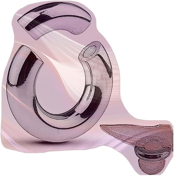 Male Stainless Steel Extra Heavy Fitness Ring, Male Stretching Exercise Ring -E01CCUS (30mm:B)